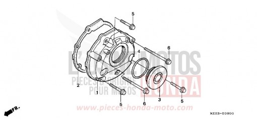 PANNEAU CARTER-MOTEUR G. CBR1000FR de 1994
